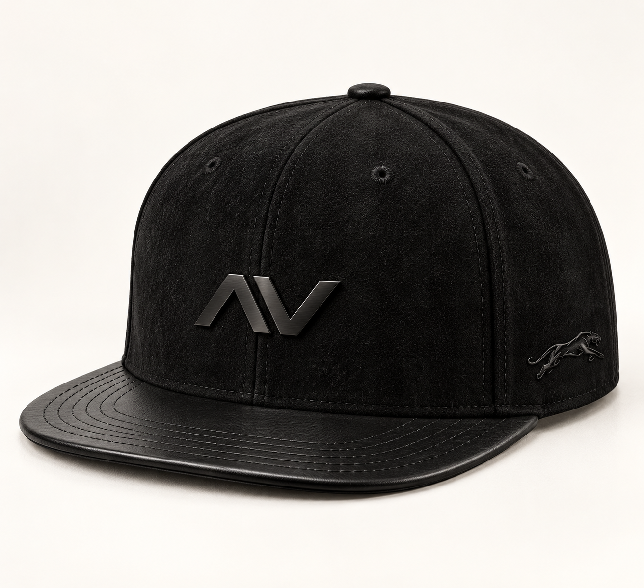 Elite Leather Panther Cap